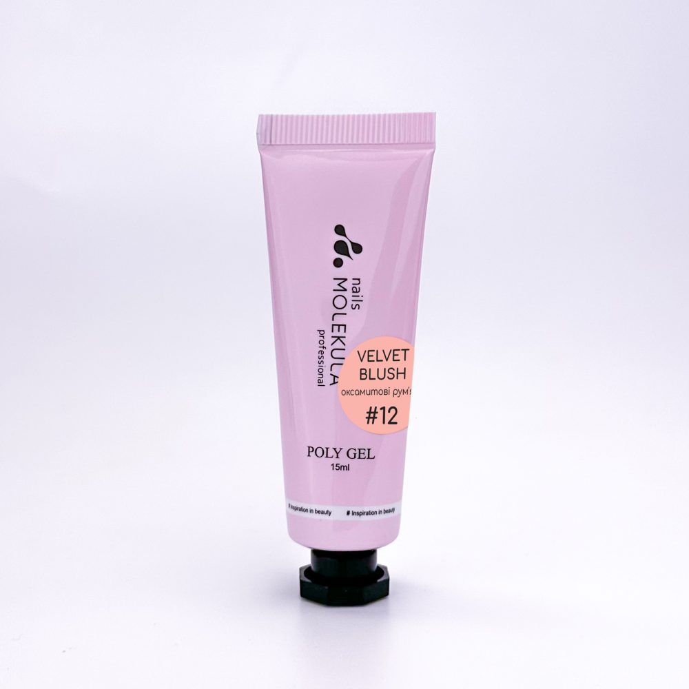 Poly gel №12 Velvet Blush (бархатные румяна) - Image 2